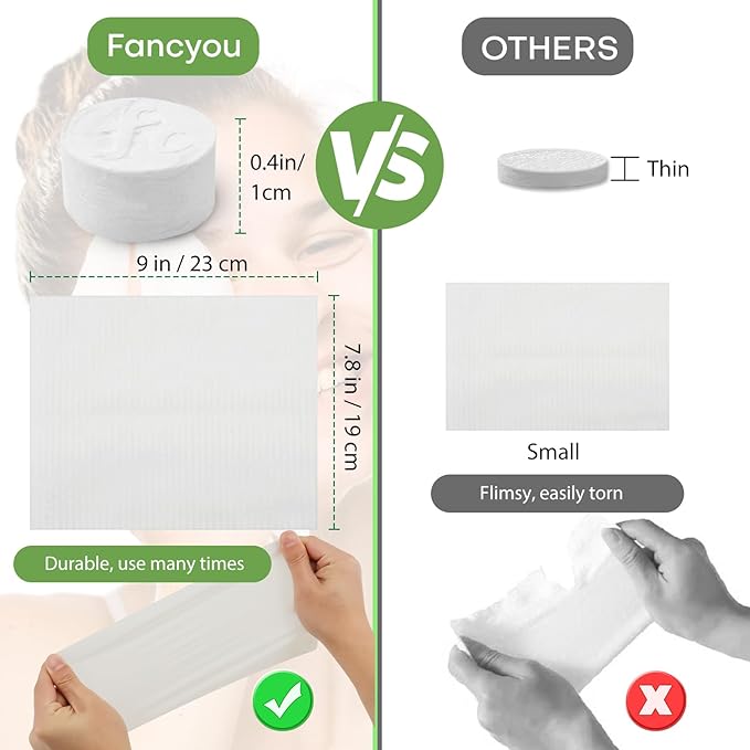 Compressed Towel Tablets 100 Count, Thickened Disposable Face Towel Biodegradable Cotton Cloths, Portable Mini Compressed Washcloths Coin Tissue for Travel, Gym, Home, Outdoor Activities