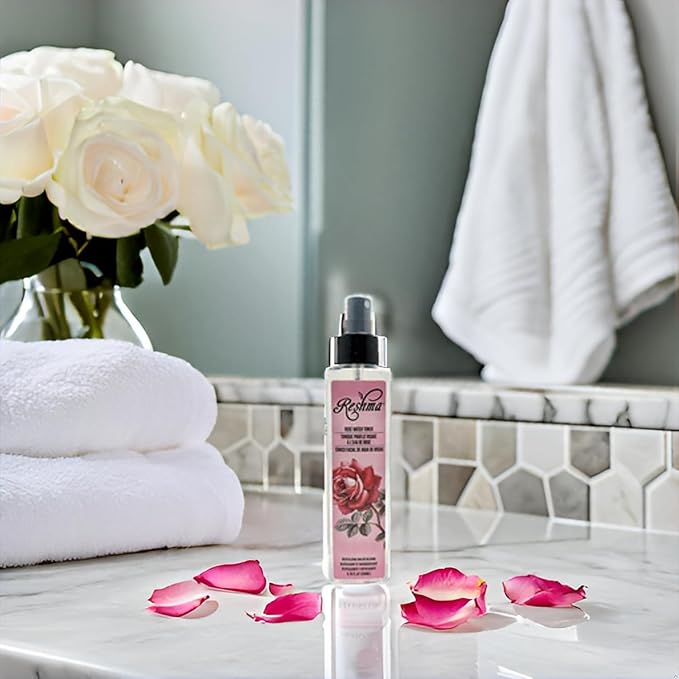Reshma Beauty Rose Water Toner | Hydrating Mist for All Skin Types and Hair Types| Plant-Based Facial Toner |No Dye and Alcohol Free| for Daily Use and Cruelty Free (Pack of 12)