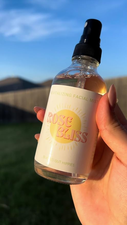 Revitalizing Facial Mist by Blissed Out Hippies, Hydrating Face Toner Spray
