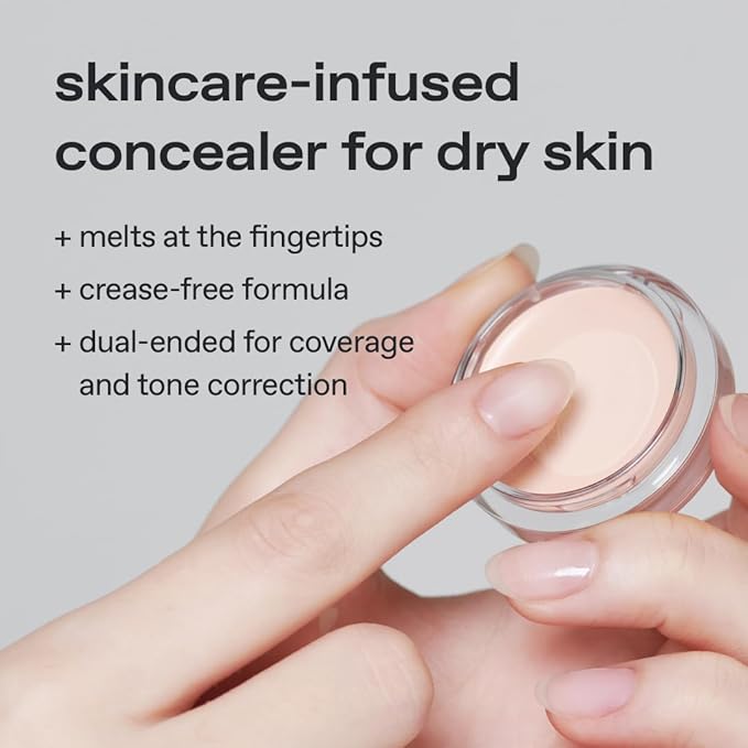 glow breathable blemish balm #one & not dry concealer #pink #white set | medium-coverage bb cream & tinted moisturizer | covers under-eye circles & blemishes | 1 fl oz x 0.4 0z