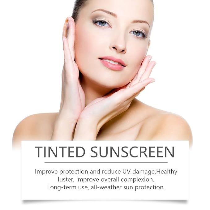 Vitamin C Sunscreen, Sunscreen SPF 40, Long-Lasting Spectrum Sunscreens UVA/UVB Protection, Waterproof & Sweat-Proof, Non-Greasy Lightweight Moisturizing Skin