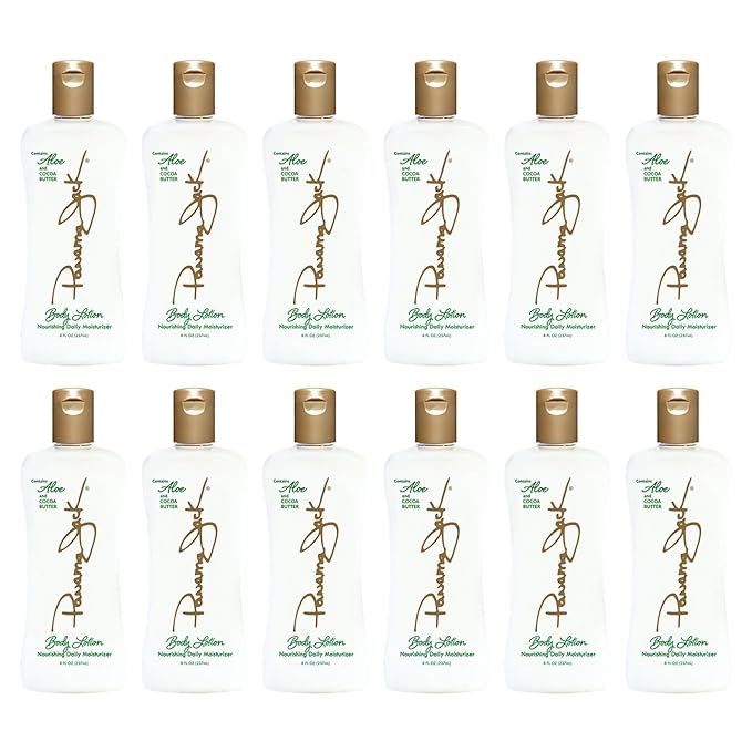 Panama Jack Aloe Moisturizer Lotion - After Sun Daily Skincare, Contains Aloe, Cocoa Butter, Olive & Hemp Seed Oils with Vitamin E, 8 FL OZ (Pack of 6)