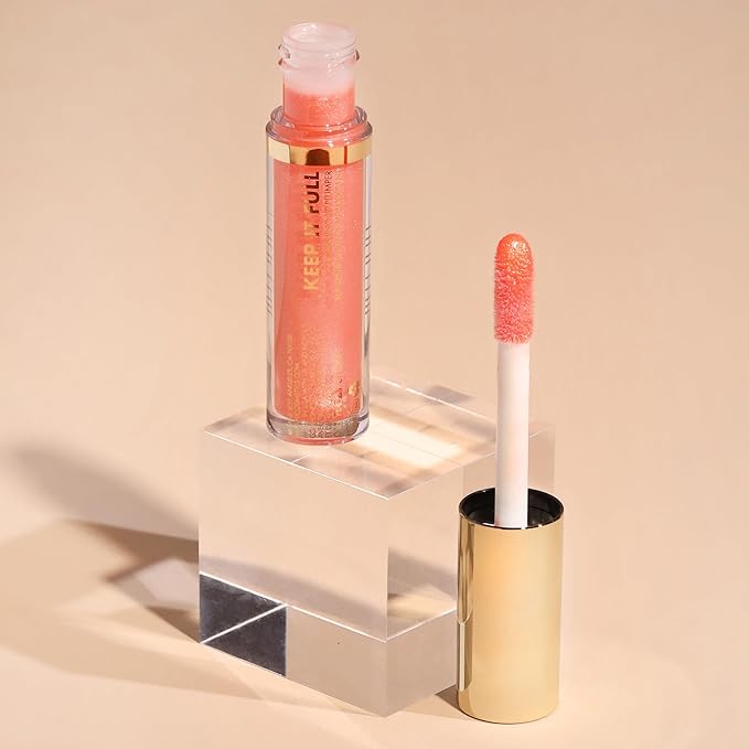 Milani Lip Gloss, Keep It Full Nourishing Lip Plumper with Hyaluronic Acid & Peptides for Soft, Fuller-Looking Lips (0.13 Fl. Oz.) Moonlight