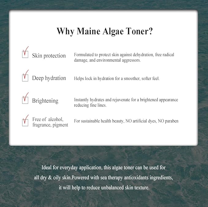 [TARA] Algae Marine Toner 150ml - Rejuvenate, Hydrate, Soothe, Transparent