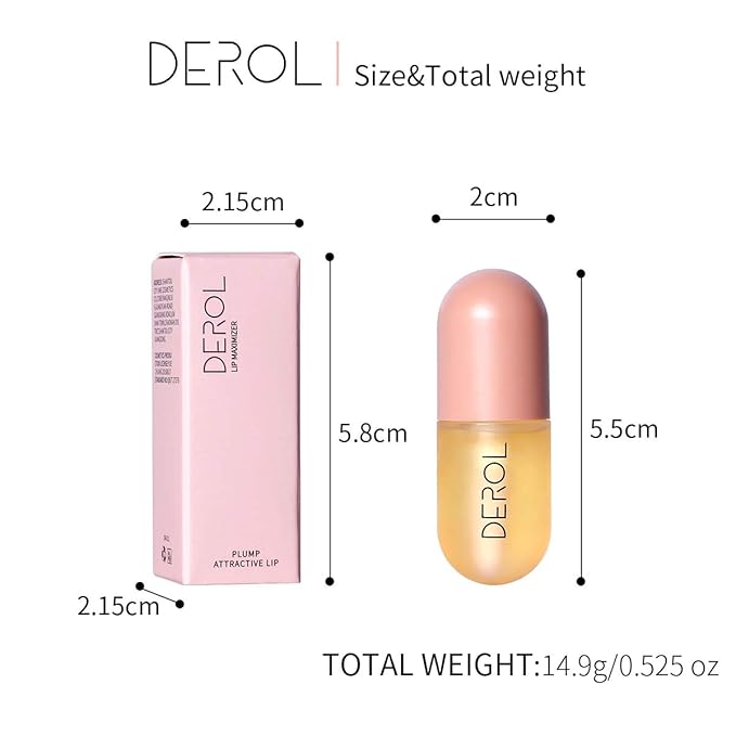 Lip Plumper,Natural Lip Plumper,lip plumping lip gloss,lip plumper gloss,Lip Enhancer Make Lips Fuller and Moisturizing 5.5ml,Beautiful Fuller,Lip Mask