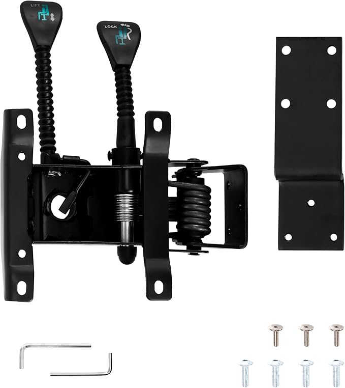 Heavy Duty Office Gaming Chair Tilt Control Seat Mechanism Replacement Swivel Chair Gas Type 6×7 Mount Hole