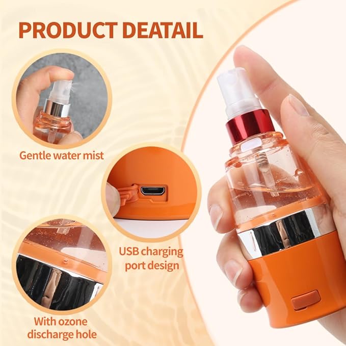 Hydrogen-Rich Water Beauty Mister,Hydrogen Water Spray Sprayer Face Mist Mister,1400-1550ppm Hydrogen Content