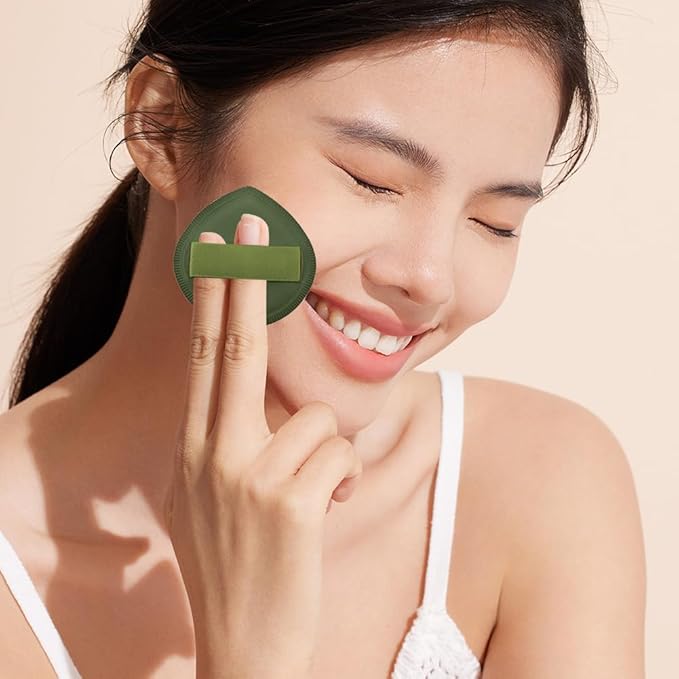 8 PACK Foundation Sponge, Korean Makeup Powder Puff Ultra Soft Sponge Puff, Makeup Cushion Puff, Cushion Puff for Foundation and Powder, for Liquid, Cream, and Powder