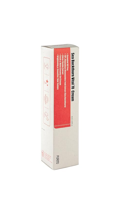 PURITO [ESSENTIAL OIL-FREE Sea Buckthorn Vital 70 Cream 50ml / 1.7 fl.oz