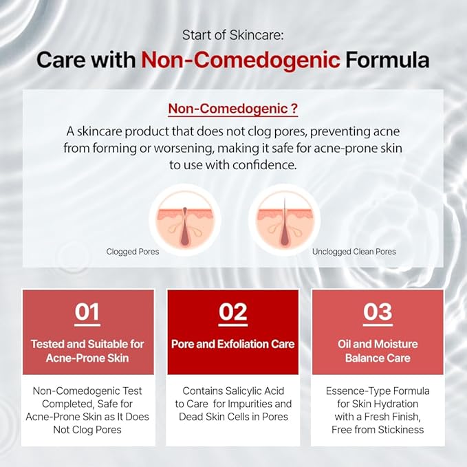 Red Spot Care Toner 5.07 fl oz /150ml Pore Refining Tightening pH Balance for Acne Prone Sensitive Skin Korean Skincare
