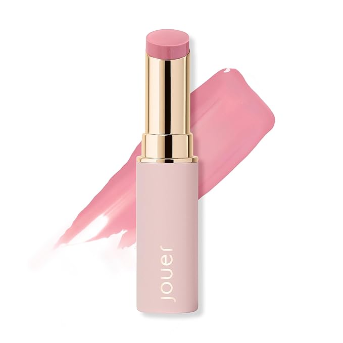 Jouer Essential Lip Enhancer Shine Balm - Enhancing Tinted Lip Balm - Moisturize, Plump, & Nourishing Lip Care - Jojoba Seed Oil and Maxi Lip Formula for Moisturizing and Fullness, Monarch