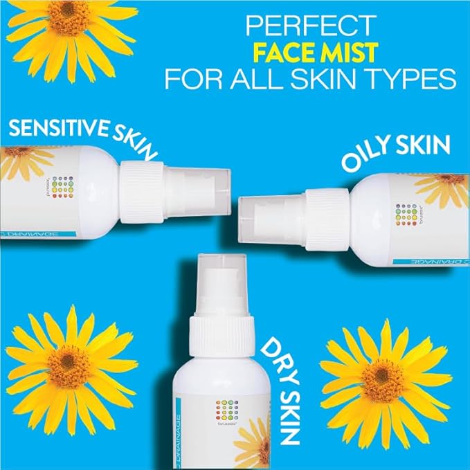 Bruizex Arnica Montana Hydrating Face Mist, Soothing & Rejuvenating Facial Spray, Face Toner for Sensitive Skin, Face Puffiness Reduction, Suitable for All Skin Types, Lavender Face Spray, 4 Fl Oz