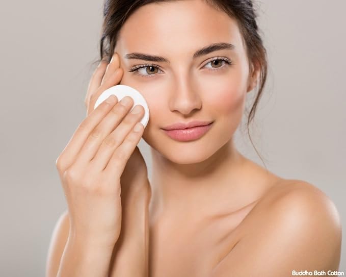 Premium Professional All Natural Facial Cotton Round - Luxurious - 100% Natural - Hypoallergenic - No Fillers - Makeup & Face Cotton - 3 Packs of 100 Rounds - 300 Count