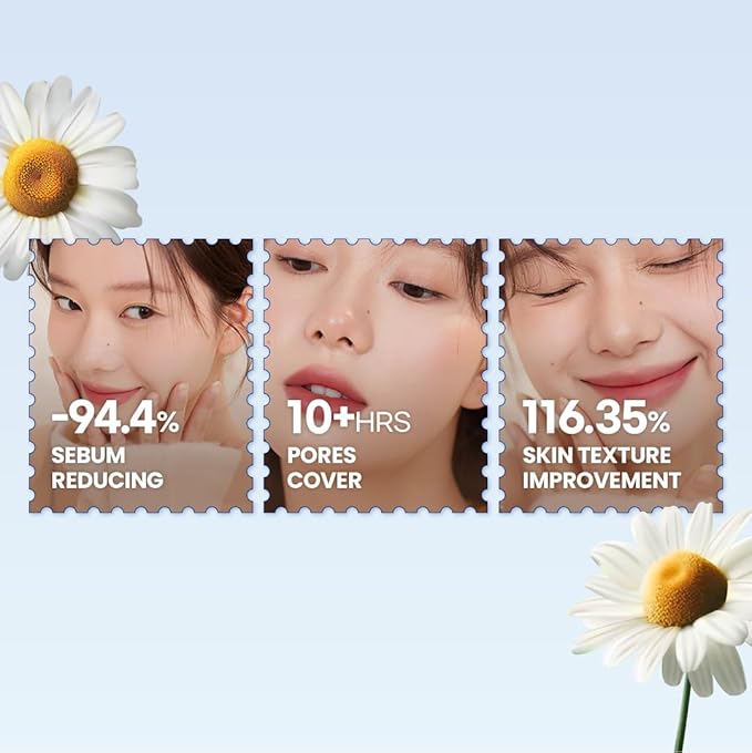 Le Nubele Azulene Face Cover Fixing Powder Translucent Setting Powder for All Skin Types and Tones, Pore-Blurring, Matte Finish, Soft-Focus Technology, Korean Makeup, 10g/0.35 oz.