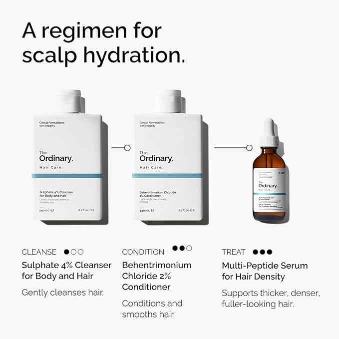 The Ordinary Behentrimonium Chloride 2% Conditioner,Lightweight Fragrance-Free Conditioner for All Hair Types,8.1 Fl Oz,(Pack of 2)