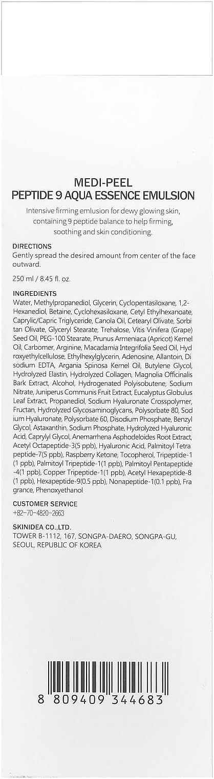 Medi-Peel Peptide 9, Aqua Essence, Emulsion, 8.45 fl oz (250 ml)