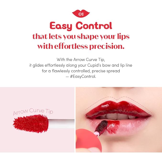 ETUDE Dear Darling Peel Off Lip Stain (Cherry Crack) – Teen girl gifts, Hydrating Hydrogel Tint, Fruity scent, Long Lasting & Waterproof, High Pigment, Easy Peel Off, All‑Day Color Lip Tattoo
