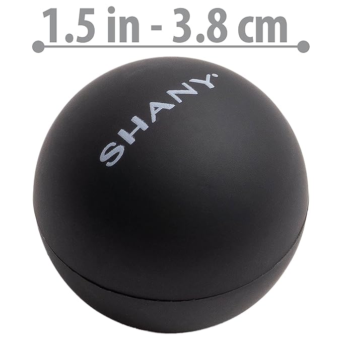 SHANY Lip Balm Sphere - Nourishing Hydrating Lip Balm Lip Care Infused with Shea Butter and Moisturizing Oils to Soothe and Repair Dry and Cracked Lips - Black
