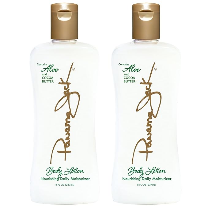 Panama Jack Aloe Moisturizer Lotion - After Sun Daily Skincare, Contains Aloe, Cocoa Butter, Olive & Hemp Seed Oils with Vitamin E, 8 FL OZ (Pack of 6)