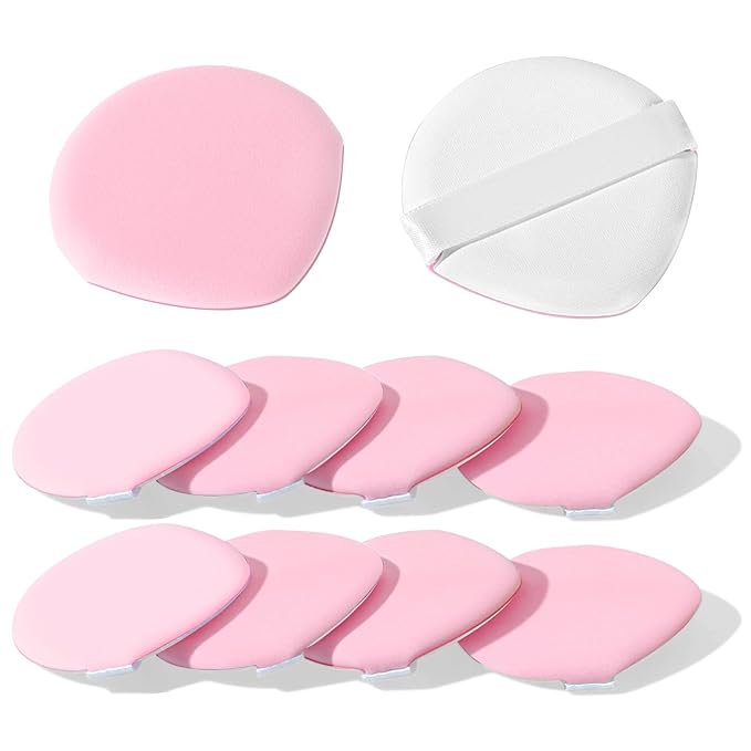 8PCS Cushion Puff Makeup Sponges for Blending Air Makeup Puffs for Foundation Teardrop Powder Puffs Korean Sponge Low Absorption Dual-Sided Foundation-Puff for Liquid, Cream, Foundations and Powder