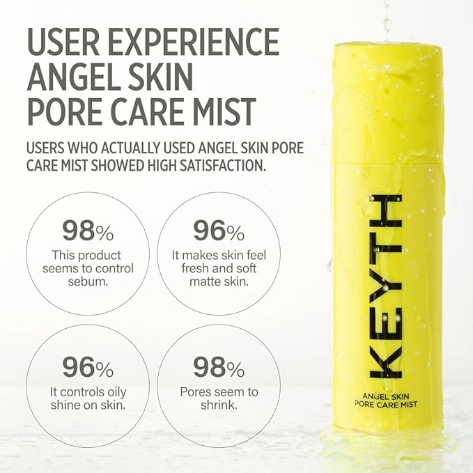 KEYTH ANGEL SKIN PORE CARE MIST (150ML, 5.07 FL.OZ.) / Sebum Control, Pore Tightening, Wrinkle Improvement, Avocado Esters, Orthosiphon Stamineus Extract