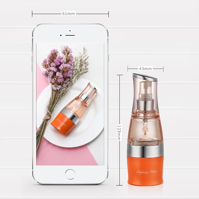 Hydrogen-Rich Water Beauty Mister,Hydrogen Water Spray Sprayer Face Mist Mister,1400-1550ppm Hydrogen Content
