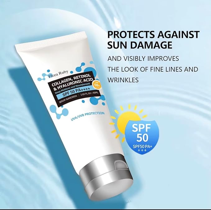 Collagen, Retinol & Hyaluronic Acid SPF 50 PA Sunscreen