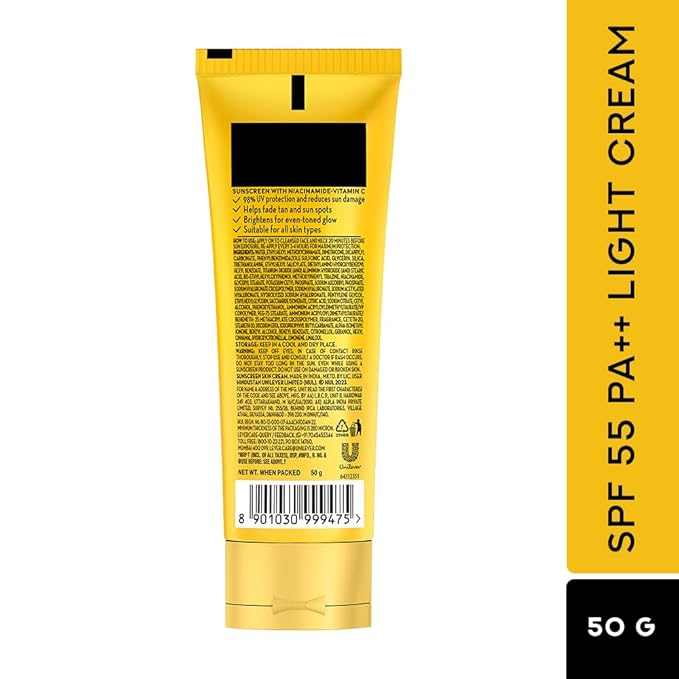 POND'S sun miracle SPF 55 PA++ light Sunscreen 50g