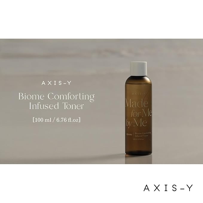 AXIS-Y Biome Comforting Infused Toner with 5 Probiotics Complex, Mugwort & Centella Asiatica - Soothing, Moisturizing, Hydrating for All Skin Types - Korean Skin Care - 200ml / 6.76 fl. oz.