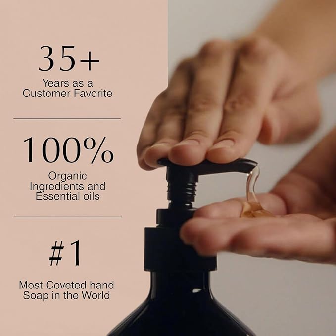 Aesop Resurrection Nourishing Hand Wash | Gentle Cleanser with Mandarin & Rosemary to Replenish & Hydrate Skin | 500mL / 16.9 oz (Pack of 3)