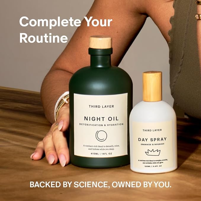 Day Spray – Fast-Absorbing Skin & Body Oil with Jojoba, Moringa & Green Coffee – Free from Alcohol, Parabens & Synthetic Fragrance (3.3 fl oz)