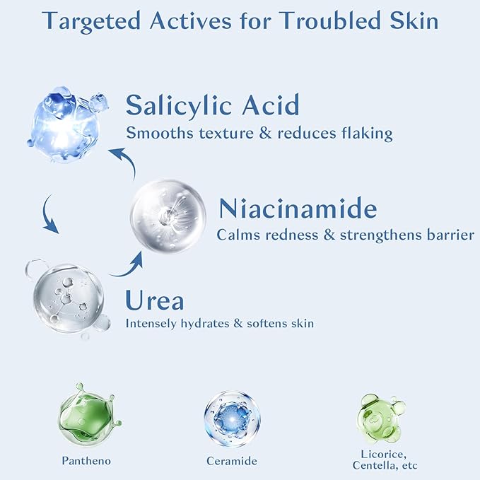 Seborrheic Dermatitis Cream Face & Scalp Soothing – Nourishing Moisturizer with Azelaic Acid, Salicylic Acid, Niacinamide & Urea – Non-Greasy Soothing Care for Dry, Flaky, Irritated Skin