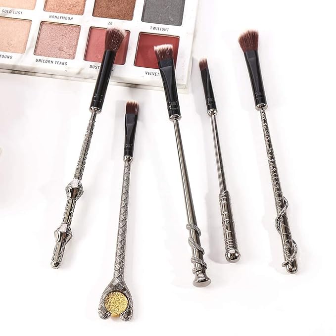 10 PCS Harry Gifts Makeup Brushes Wand Brushes Set for Foundation Blending Blush Concealer Eyebrow Face Powder Potter
