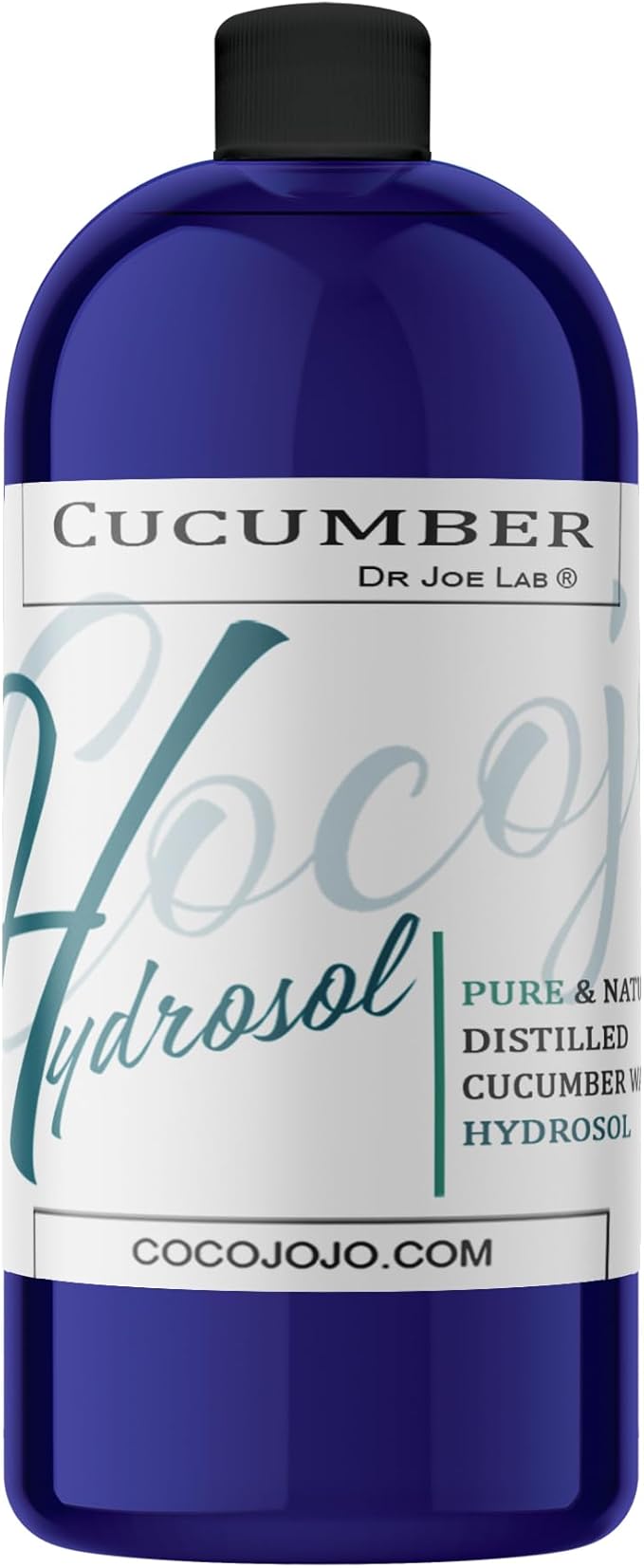 Dr Joe Lab Cucumber Hydrosol Spray Toner for face Floral Water Hydrating Mist, Pure and Natural for All Skin Types COCOJOJO - 32 oz