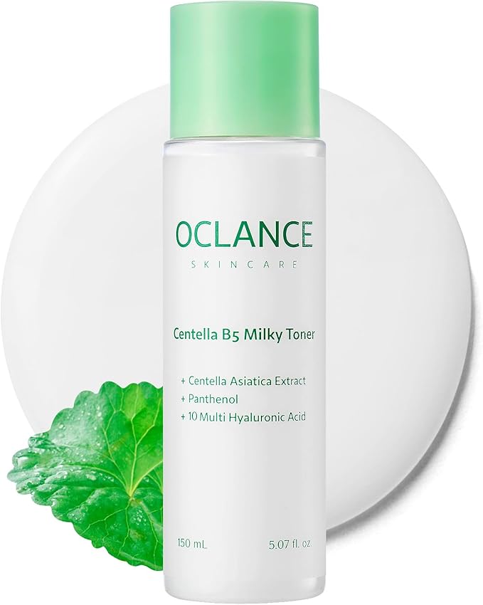 Centella B5 Milky Toner, Barrier Layering Toner for Face, Hydrating & Soothing, Soft Glow Finish, Panthenol, Niacinamide, Centella, Fragrance-Free, Korean Skincare, 150ml / 5.07 fl oz