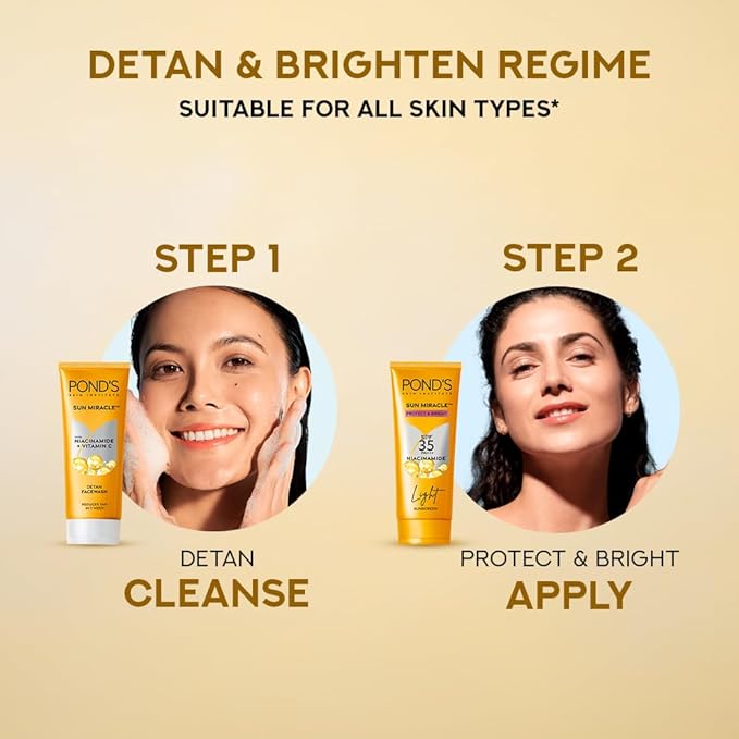 POND'S sun miracle SPF 55 PA++ light Sunscreen 50g