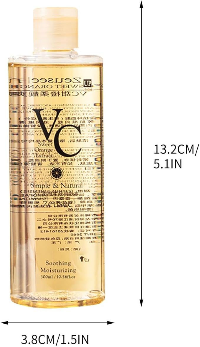 VC Toner Korean, 500 ml (17.6 fl oz)- Kniyea VC Toner Intensive 𝐖𝐡𝐢𝐭𝐞𝐧𝐢𝐧𝐠, Hydrating with Hyaluronic & Centella Asiatica– Minimizes Pores & Soothes Dry (500ml x 2)