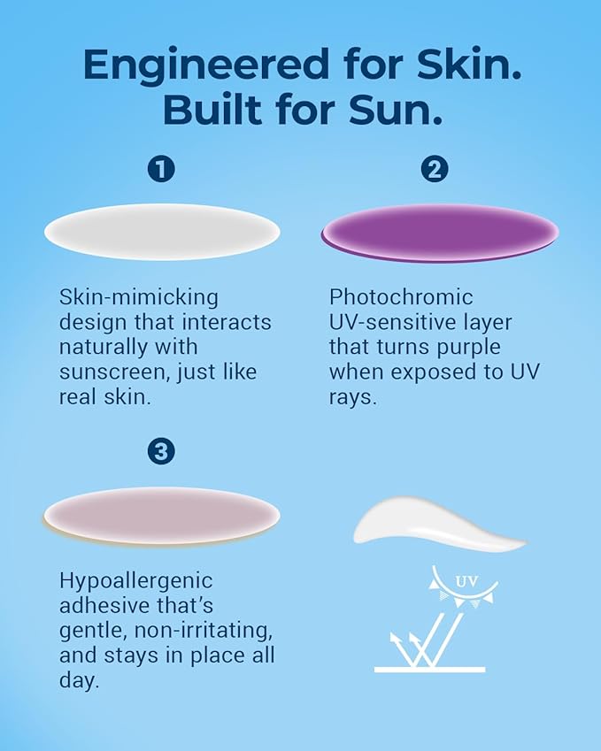 80 Pack UV Detection Stickers for Sunscreen Bow Pattern - Sun Protection Reminder for Kids Baby Adults - Waterproof Sunscreen Dots UV Patch Sunblock SPF Sensing Spots Patches for Reapplying Reminder