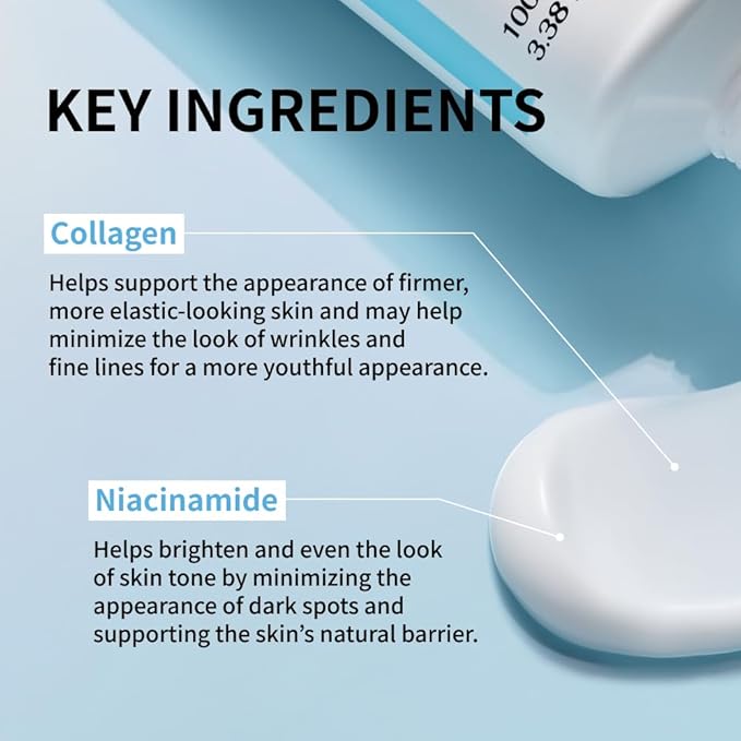 NIDA Youthful Formula™ Ultimate Moisturizing Cream | Centella Asiatica, Niacinamide, Hyaluronic Acid, Collagen | Wrinkles, Fine Lines, Dark Spots, Dry Skin, Redness | 3.38 fl. oz., 100ml (New Formula)