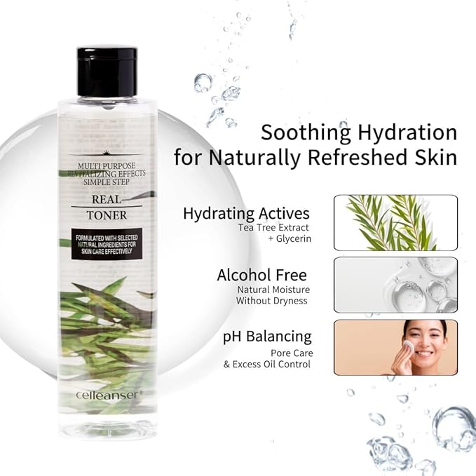 Ultimate Clarifying Duo: Tea Tree Toner and Ampoule Set