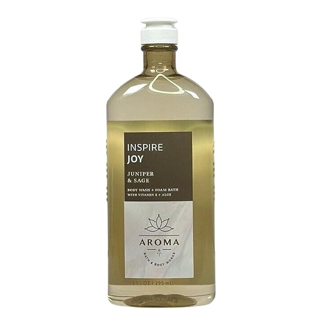 Bath & Body Works Vitamin E and Aloe Shower Gel 10oz Each (Juniper Sage)