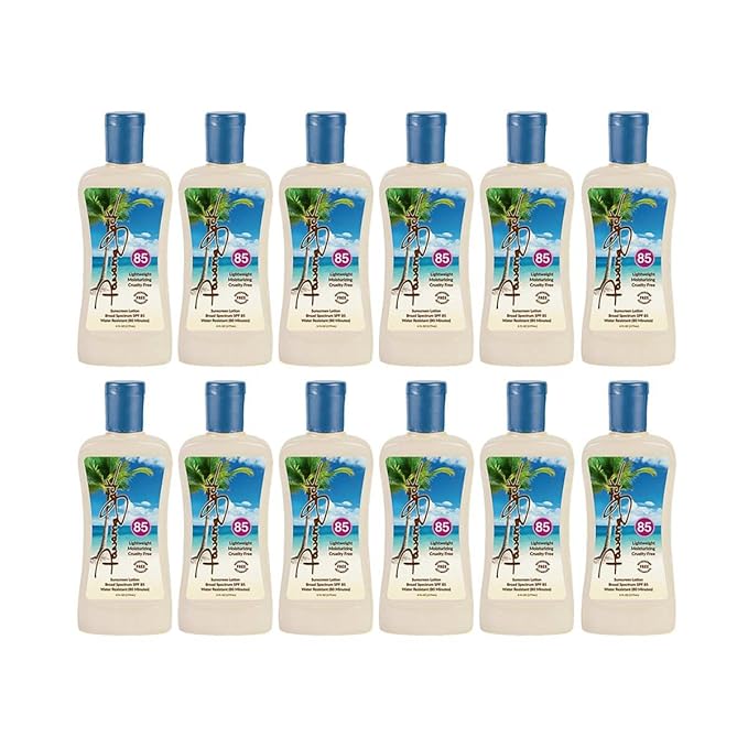 Panama Jack Sunscreen Suntan Lotion - SPF 85, Broad Spectrum UVA/UVB Protection, PABA, Paraben, Gluten & Cruelty Free, 6 FL OZ (Pack of 6)