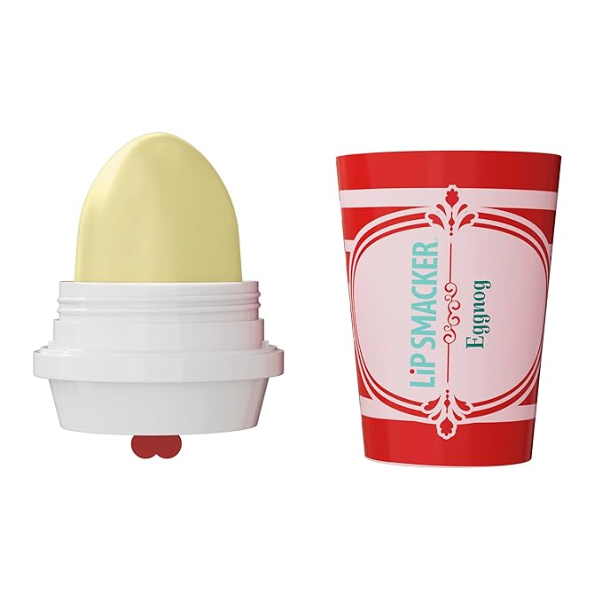 Lip Smacker Holiday Café Balm Trio, Moisturizing Lip Balm Set with Festive Flavors, Collectible Frappe Cup Design, Perfect Holiday Gift for Kids & Lip Balm Lovers