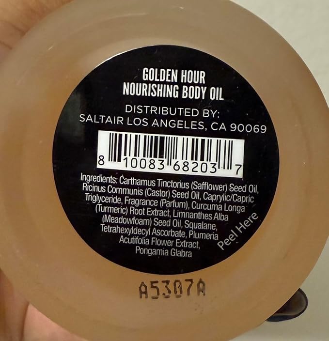 Saltair Body Oil – Silky After Shower and Bath Dry Oil for Women and Men – Non-Greasy, Well-Absorbing Moisturizer for Hydrating Dry Skin – Golden Hour Scent, 4oz