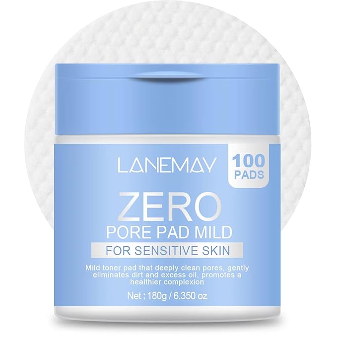Zero Pore Cleansing Pads, Hydrating and Soothing, Pore Tightening Cleansing Pads (100 pc)