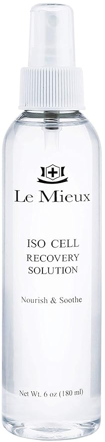 Le Mieux Iso-Cell Recovery Solution Facial Toner - Soothing Face Mist, Hydrating Amino Acid & Mineral Spray to Help Calm Post-Treatment Skin, No Parabens or Sulfates (6 oz / 180 ml)