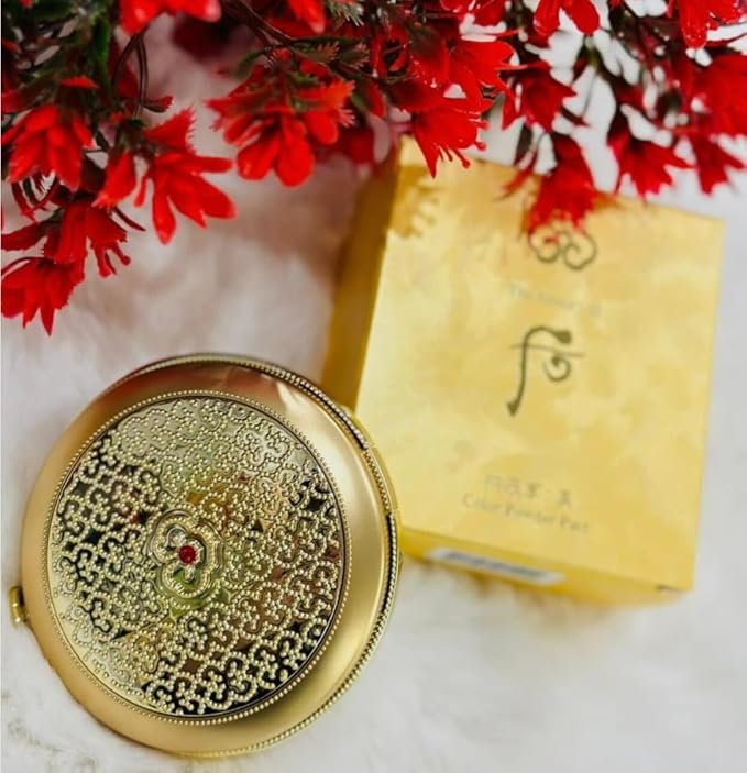 The History of Whoo Gongjinhyang Mi Korea Cosmetic Color Powder Pact 13g, Bronze