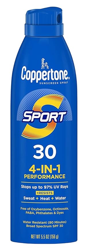 Coppertone Continuous Spf#30 Spray Sport 5.5 Ounce (162ml) (6 Pack)