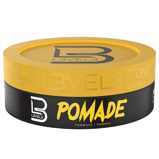 L3 Level 3 Pomade - Improves Hair Strength and Volume Long-Lasting Hold - 4 Pack