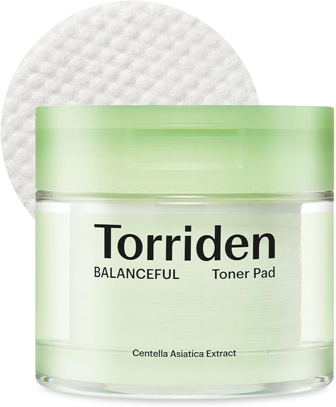 Torriden BALANCEFUL Toner Pad (60 Pads) | Daily Exfoliating Pads with PHA & LHA for Oily, Combo, and Sensitive Skin | 5D CICA, Panthenol